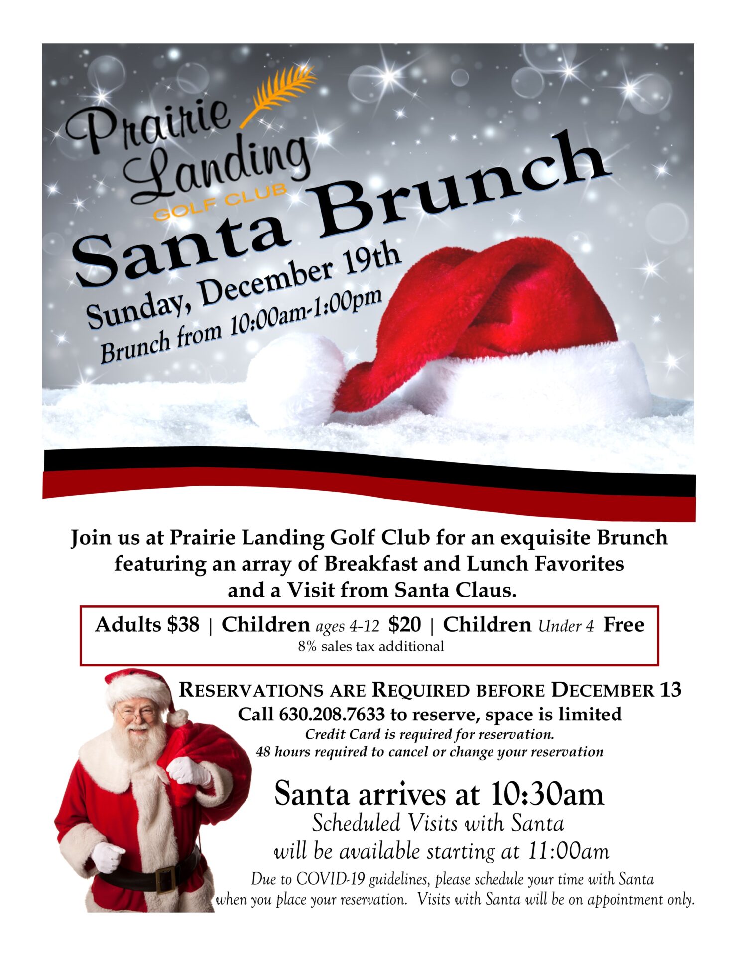 Santa Brunch Prairie Landing Golf Club